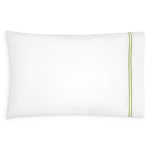 Sferra Grande Hotel Pillowcase In White/fern