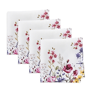 Elrene Home Fashions Wildflower Napkins, Set Of 4 In Multi