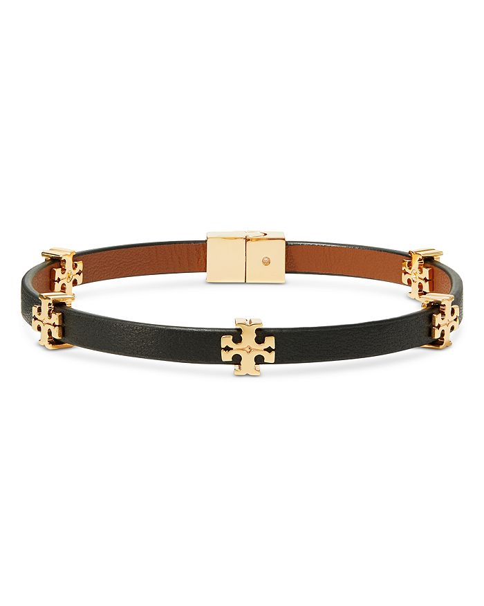 Tory burch top leather bracelet sale