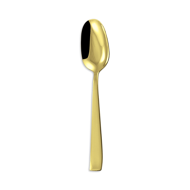 Sambonet Flat Gold Stainless Steel Serving Spoon In Gold