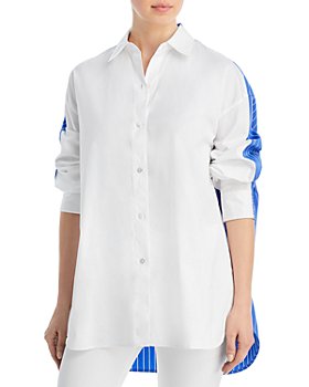 Theory - Two Toned Button Front Shirt