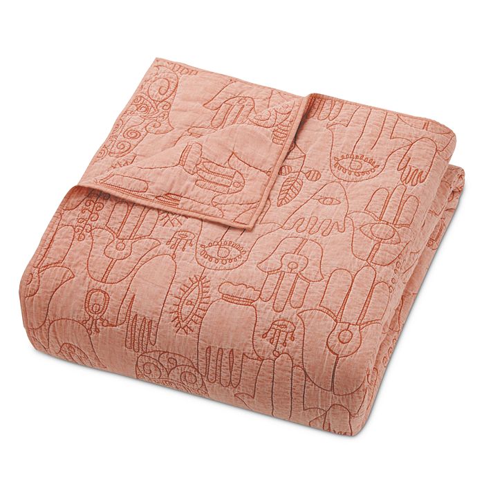 Justina Blakeney Hamsa Quilt Set, King In Orange