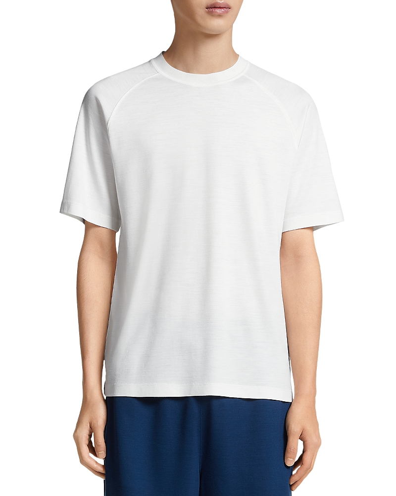 Zegna High Performance Wool Short Sleeve Tee