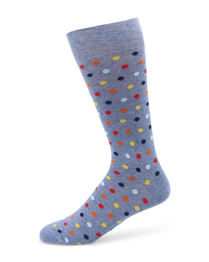 The Men's Store at Bloomingdale's Color Dots Crew Socks - 100% ...