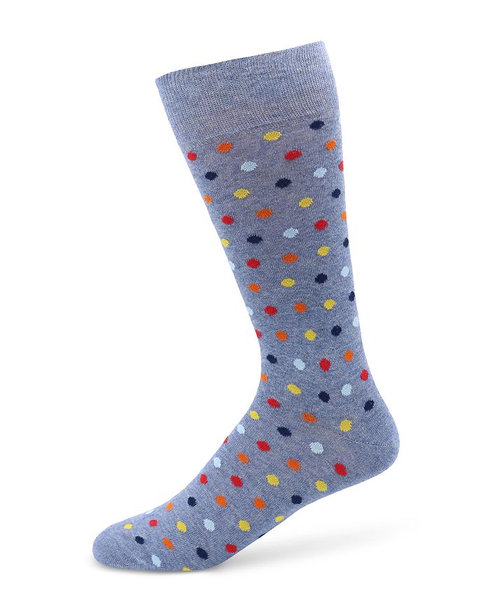 The Men's Store at Bloomingdale's Color Dots Crew Socks 100