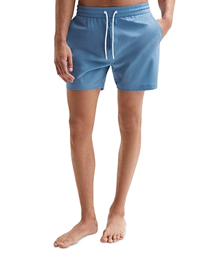 REISS BEACH PLAIN DRAWSTRING SWIM TRUNKS