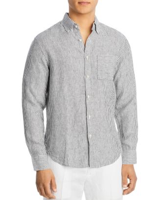 Alex Crane Playa Regular Fit Linen Shirt | Bloomingdale's