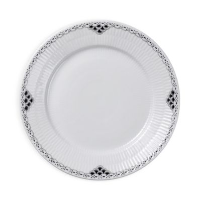 Black Lace Salad Plate