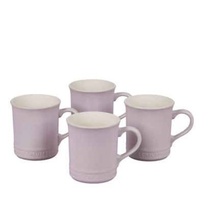 Stoneware Mugs, Set of 4