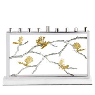 Michael Aram Butterfly Ginkgo Luxe Menorah - Exclusive | Bloomingdale's