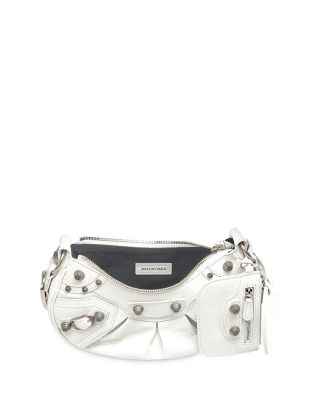  Le Cagole Xs Shoulder Bag Metallized with Leopard Print