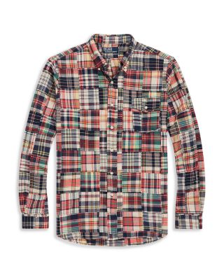 Polo Ralph Lauren Classic Fit Madras Patchwork Shirt