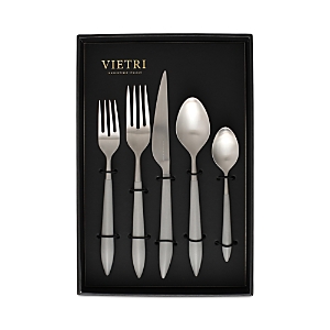 Vietri Ares Argento & Light Gray 20 Piece Flatware Set