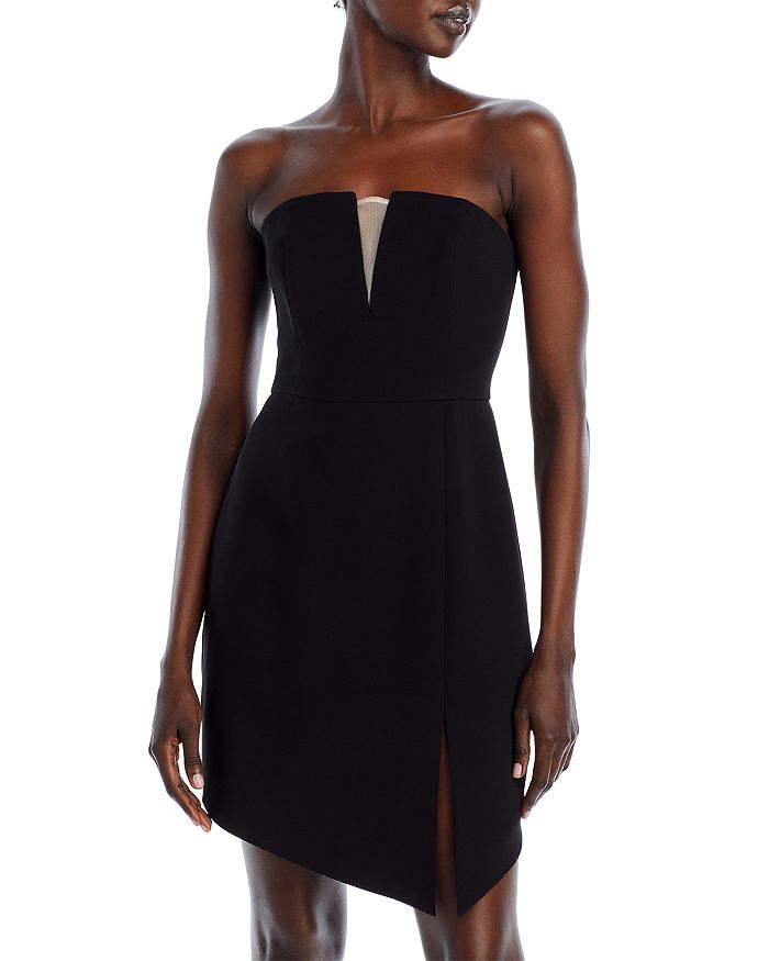 Liv Foster Mesh Inset Strapless Dress | Bloomingdale's