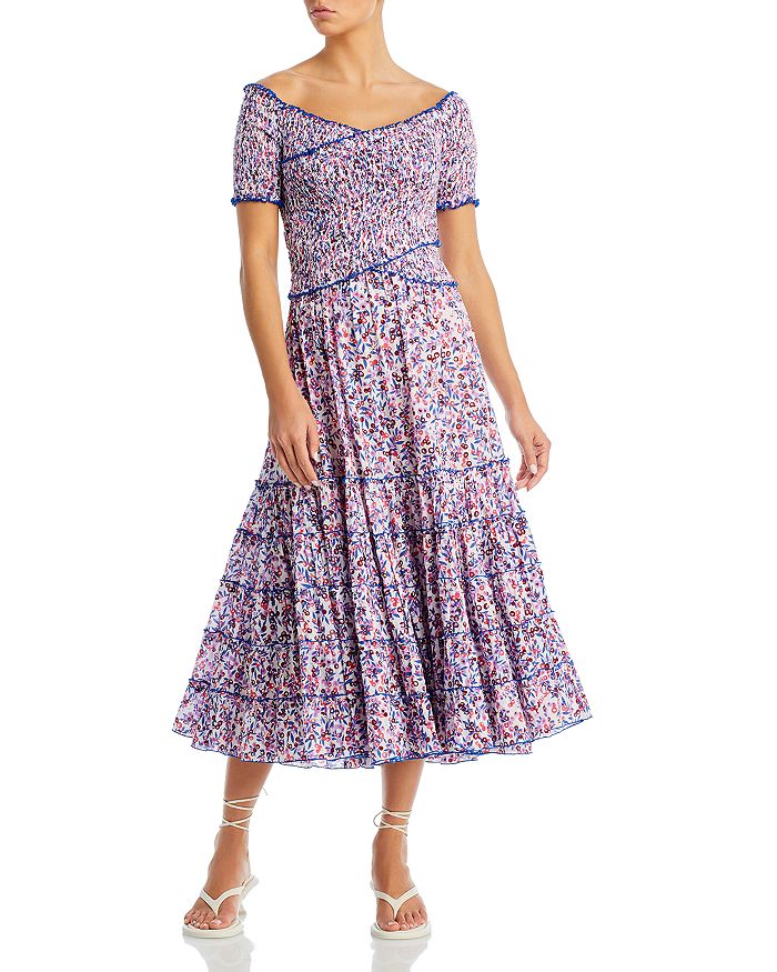 Poupette St. Barth Soledad Cotton Midi Dress | Bloomingdale's