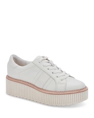 Women's Tiger Lace Up Platform Sneakers
