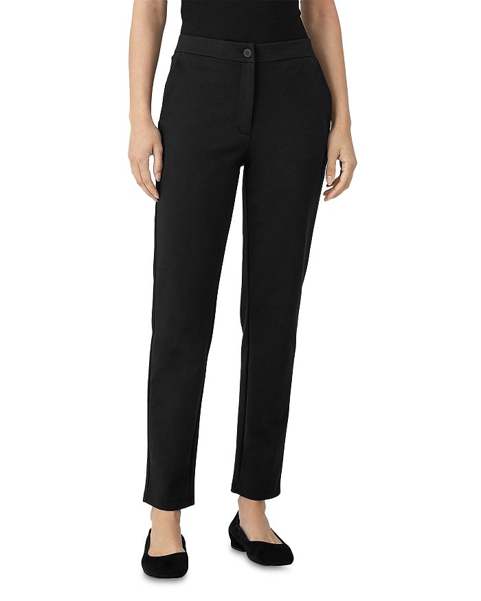 Eileen Fisher High Waisted Slim Fit Ankle Pants