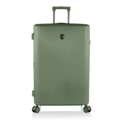 Earth Tones Large Upright Expandable Spinner Suitcase