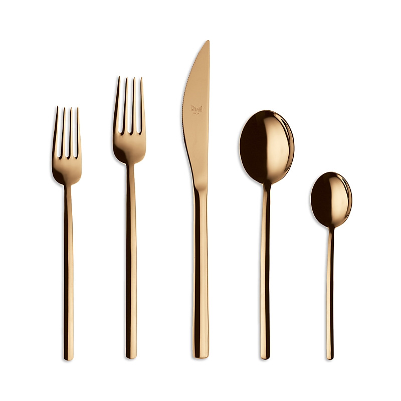 Mepra Due Ice Oro 5-piece Place Setting In Gold