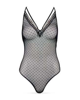 Aubade Paris Hot Tension Strappy Bodysuit | Bloomingdale's