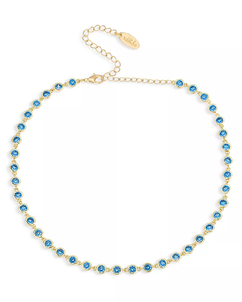 Ettika Bezel-Set Link Necklace, 12