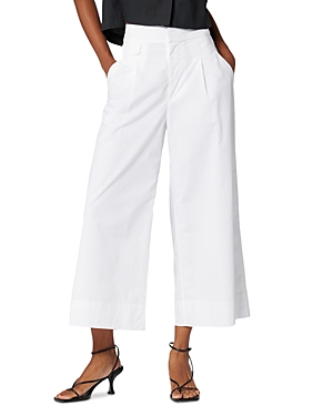 Shop Equipment Parlon Cotton Wide Leg Trousers In Brght White