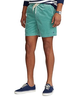 Shop Polo Ralph Lauren 6 Polo Prepster Corduroy Shorts In Seafoam Green