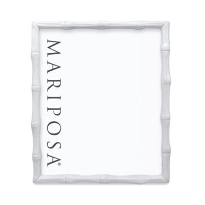 Bamboo White 8x10 Picture Frame 