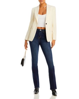 Selma Sleek High Rise Baby Bootcut Jeans in Columbia