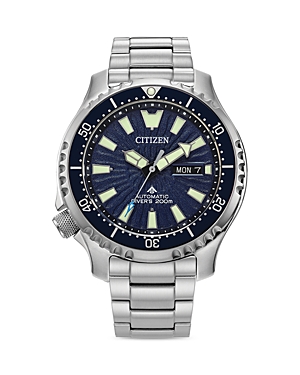 CITIZEN PRODIVE AUTOMATIC STAINLESS STEEL WATCH, 44MM