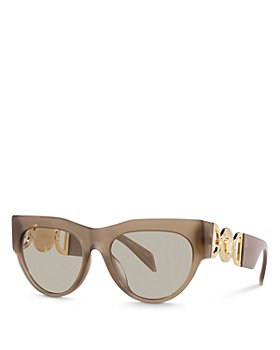 Versace - Solid Cat Eye Sunglasses, 56mm