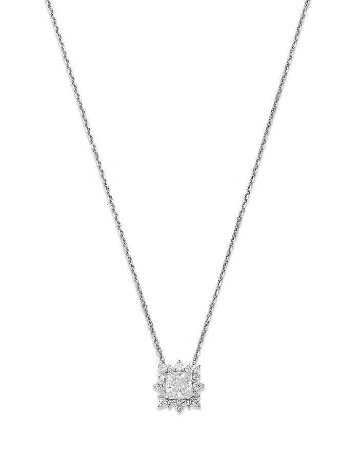 Bloomingdale's Diamond Starburst Pendant Necklace in 14K White Gold, 0. ...