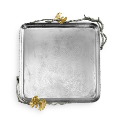 Butterfly Ginkgo Luxe Matzo Plate - Exclusive