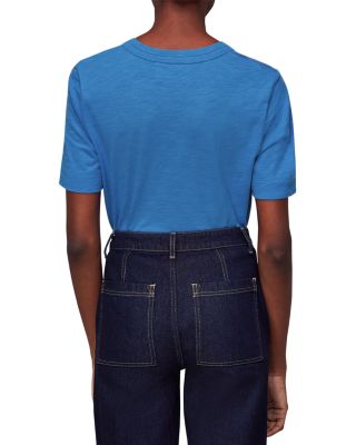 Rosa Cotton Double Trim Tee