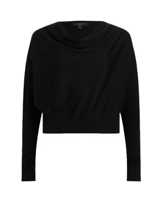 Ridley Cowl Neck Cropped Sweater