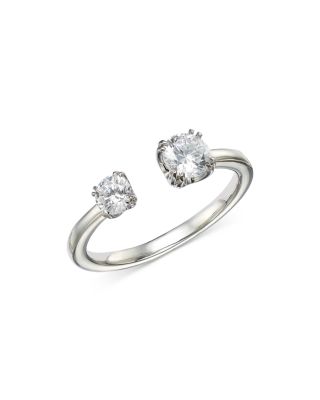 Bloomingdale's Fine Collection Certified Diamond Open Ring in 14K White Gold featuring diamonds with the DeBeers Code of Origin, 0.75 ct. t. w. - Exclusive