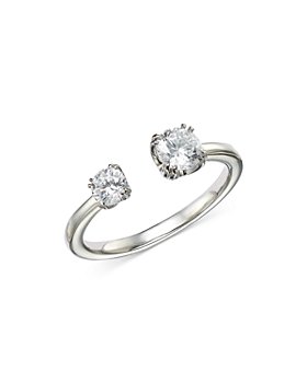 Bloomingdale's - Certified Diamond Open Ring in 14K White Gold featuring diamonds with the DeBeers Code of Origin , 0.75 ct. t.w. - 100% Exclusive