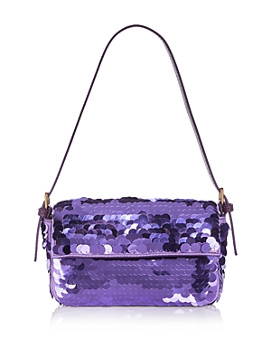 Aqua Sequin Shoulder Bag - 100% Exclusive In Purple