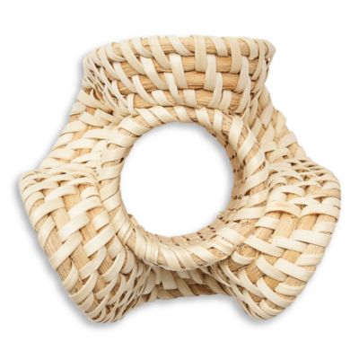 Ruffle Napkin Ring in Natural