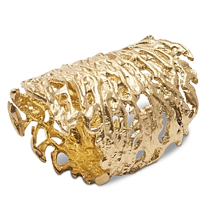 Kim Seybert Coral Cuff Napkin Ring In Gold