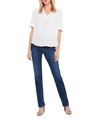 Charming Oversized V-Neck Top