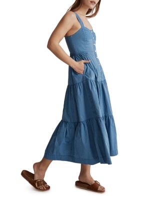 Madewell Suzette Striped Midi Dress | Bloomingdale's Women
