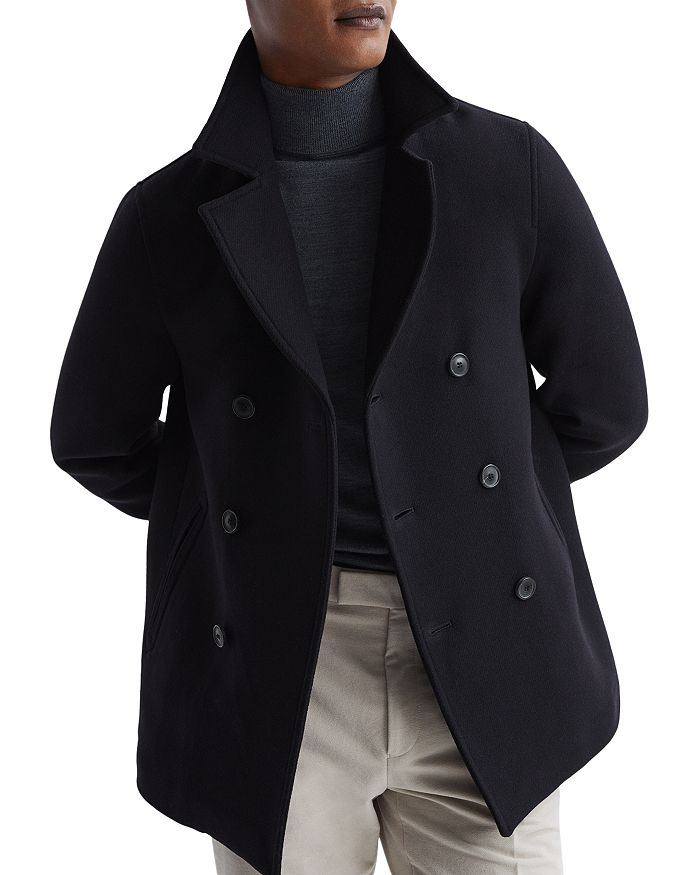 REISS Peak Lapel Double Breasted Jacket | Bloomingdale's