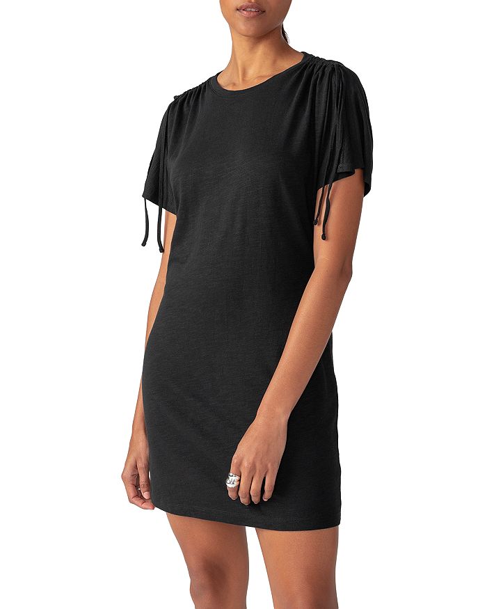 Sanctuary Drawstring Shoulder T Shirt Dress Bloomingdale s