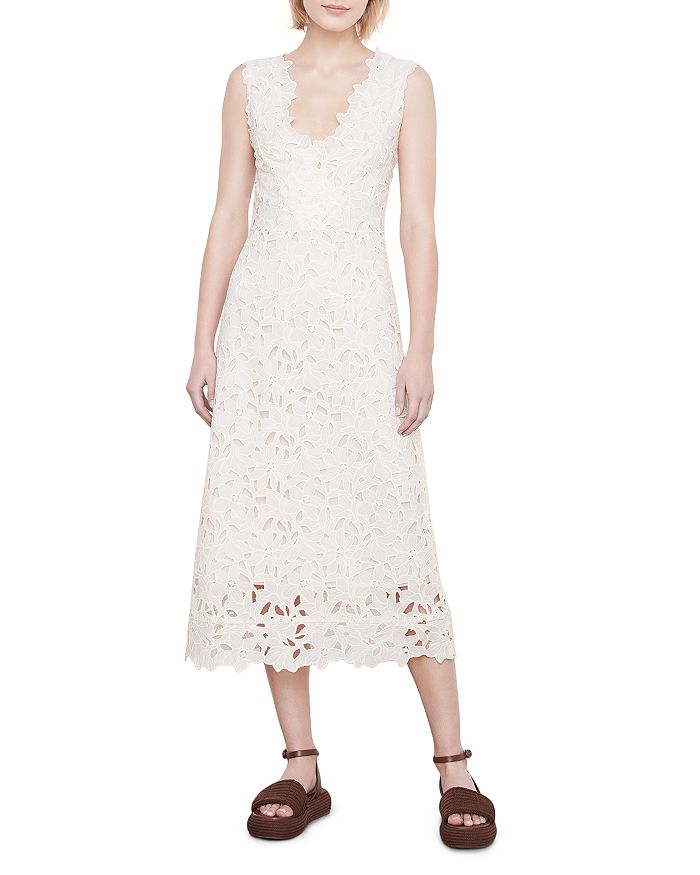 Vince Nouveau Floral Lace Midi Dress | Bloomingdale's