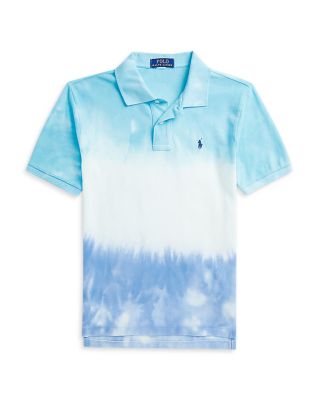 Ralph Lauren Boys' Tie-Dye Cotton Mesh Polo Shirt Big Kid