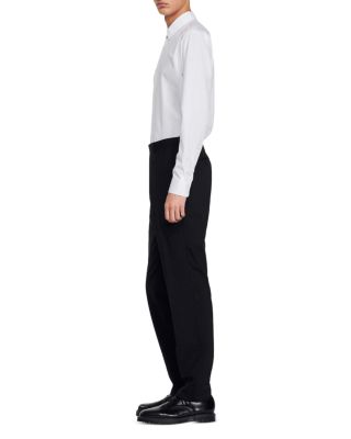 Solid Slim Fit Suit Pants