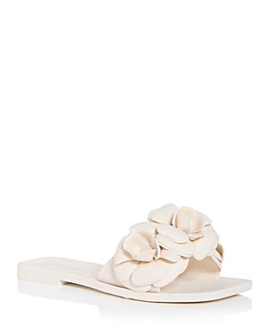 Jeffrey Campbell Floralee Slide Sandal In Cream