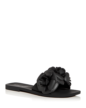 Jeffrey Campbell Floralee Slide Sandal In Black