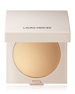 Shop Laura Mercier Real Flawless Pressed Powder In Translucent Honey - For Light Medium To Medium Skin Tones